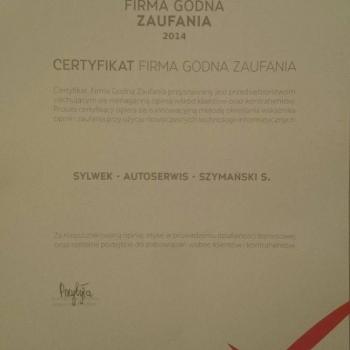 certyfikat